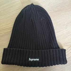 Supreme Overdyed Beanie Black